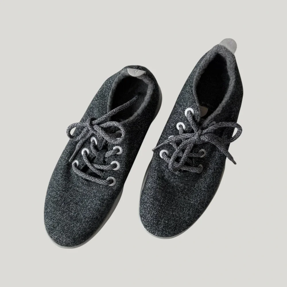 Allbirds Natural Gray Wool Runners Womens Size 9 - Picture 2 of 6